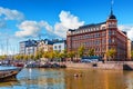 Old Town pier in Helsinki, Finland Royalty Free Stock Photo