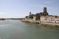 Old town of Pont Saint Esprit, France Royalty Free Stock Photo