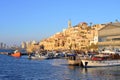 Old town and port of Jaffa of Tel Aviv city, Israel Royalty Free Stock Photo