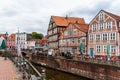 The Old Town and the Old Port of Stade Royalty Free Stock Photo