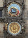 6.02.2024 Old town Prague city center. Old Town tower, Prague Astronomical Clock Royalty Free Stock Photo