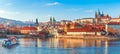 Old town Prague Czech Republic over river Royalty Free Stock Photo
