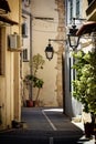 Old town. Rethymno City, Crete Island, Greece. Royalty Free Stock Photo