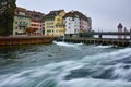 Old town and The Reuss River in Luzerne, Switzerland Royalty Free Stock Photo