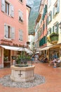 Old town of Riva del Garda on Lake Garda in Italy, popular with tourists Royalty Free Stock Photo