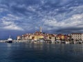The old town of Rovinj on the north coast of Croatia