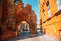 Ruins gate in Torun, Poland