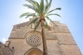 Old Town, Sant Jaume church in Majorca. Alcudia, Mallorca, Balearic island, Spain 28.06.2017. Royalty Free Stock Photo