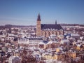 Old town of Schneeberg in Saxony