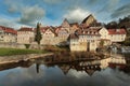 Old town of Schwaebisch Hall, State of Baden Wuerttemberg, Germany