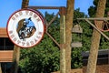 Old Town Scottsdale overhead circular sign Royalty Free Stock Photo