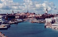 Old Town and sea port harbor in Tallinn, Estonia Royalty Free Stock Photo