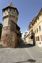 Old Town Sibiu Romania Cetatii Street