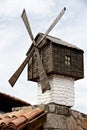 Old town of Sozopol,Small windmill, Bulgaria Royalty Free Stock Photo