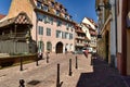 Old town on a spring sunny day. Town of Colmar, Haut-Rhin, Alsace, France