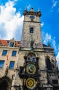 Old Town Square astronomical clock Royalty Free Stock Photo