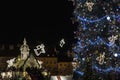 Old Town Square at Christmas time, Prague, Czech Republic Royalty Free Stock Photo