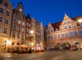 old town square in gdansk poland Royalty Free Stock Photo