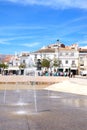 Old town square, Lagos, Portugal. Royalty Free Stock Photo