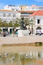 Old town square, Lagos, Portugal. Royalty Free Stock Photo