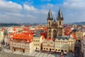 Old Town square in Prague, Czech Republic Royalty Free Stock Photo
