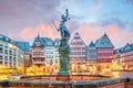 Old town square romerberg in Frankfurt, Germany Royalty Free Stock Photo