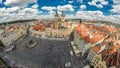 Old Town Square timelapse in Prague, Czech Republic. It is the most well know city square Staromestka nameste .