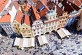 Old Town Square, view from City Hall, Czech Republic Royalty Free Stock Photo