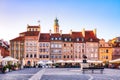 Old Town Square in Warsaw during a Sunny Day