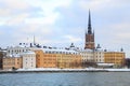 Old Town Stockholm Cityscape Royalty Free Stock Photo