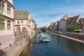 Old town of Strasbourg in France on the river Ill Royalty Free Stock Photo