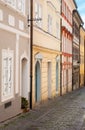 Old Town street Bretislavova at Prague Royalty Free Stock Photo