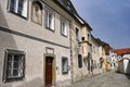 Old town street in Steyr, Upper Austria Royalty Free Stock Photo