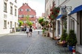 Old Town Streets of Lindau, Germany Royalty Free Stock Photo