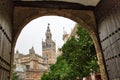 Old town streets in Seville, Spain