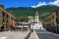 Susa Old Town in Alps mountains, Piedmont, Italy Royalty Free Stock Photo