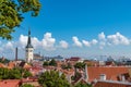 Old town of Tallinn in summer view from Kohtuotsa viewing platform, Estonia Royalty Free Stock Photo