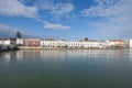 Old town of Tavira in the Algarve in Portugal