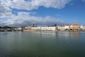 Old town of Tavira in the Algarve in Portugal