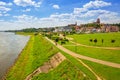 Old town of Tczew at Vistula river Royalty Free Stock Photo