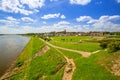 Old town of Tczew at Vistula river