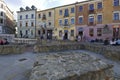 Old town tenement houses in Lublin Royalty Free Stock Photo