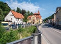 Old town of Tharandt in Saxony Royalty Free Stock Photo