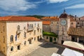 Old town of Trogir in Dalmatia, Croatia. Trogir old town. Near Split in Croatia. The picturesque and historical city of Trogir in Royalty Free Stock Photo