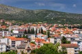 Old town of Trogir in Dalmatia, Croatia. Trogir old town. Near Split in Croatia. The picturesque and historical city of Trogir in Royalty Free Stock Photo