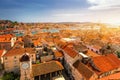 Old town of Trogir in Dalmatia, Croatia. Trogir old town. Near Split in Croatia. The picturesque and historical city of Trogir in Royalty Free Stock Photo