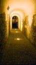 Old town tunnel Royalty Free Stock Photo