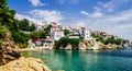 Old town view of Skiathos island, Sporades, Greece Royalty Free Stock Photo