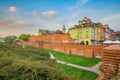 Old town in Warsaw, cityscape of Poland