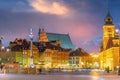 Old town in Warsaw, cityscape of Poland